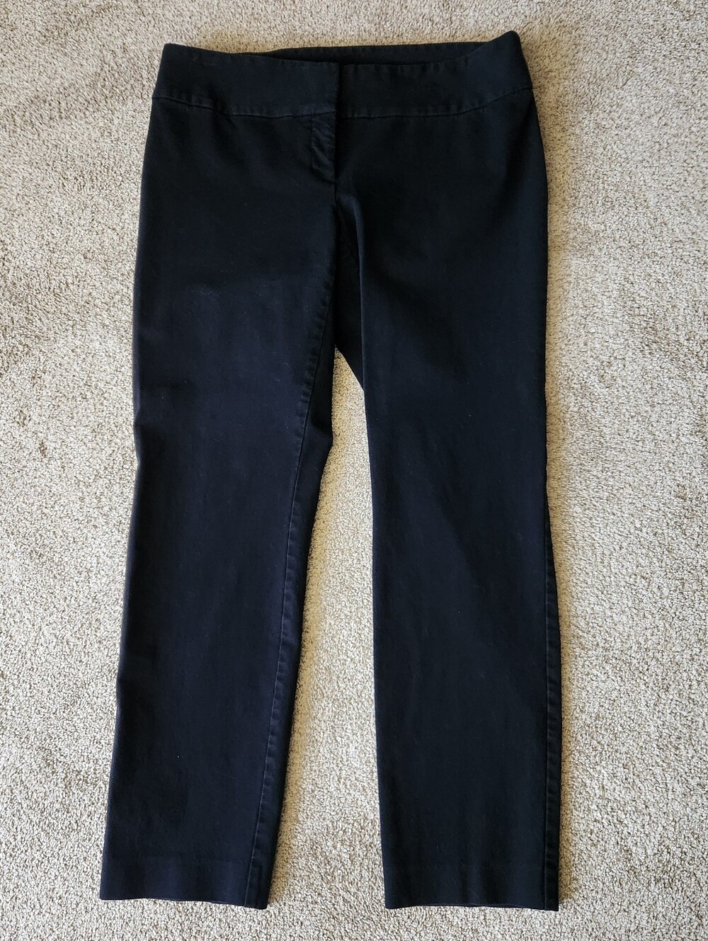 Alfani Black Pull-On Stretch Pants